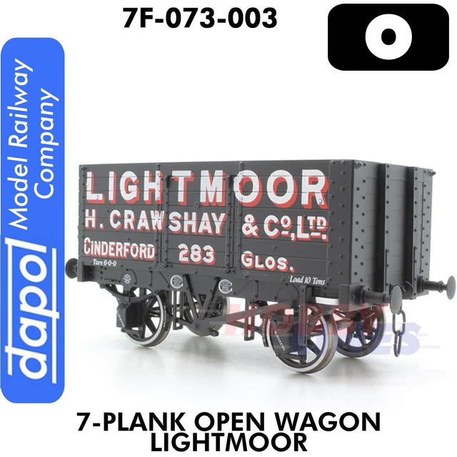 7 Plank Open Wagon Lightmoor | Dapol | 7F-073-003