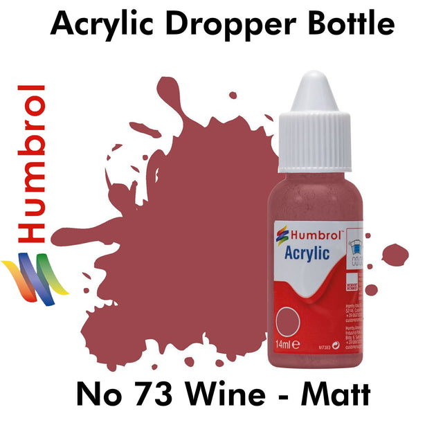 Acrylic Dropper - No. 73 Wine - Matt | Humbrol | DB0073