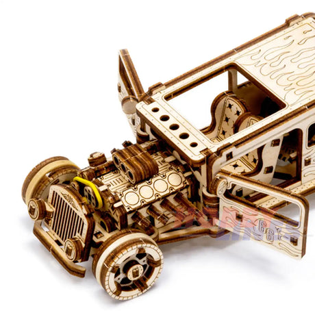 Hot Rod Car - 3D Puzzle | Wooden City | WR339