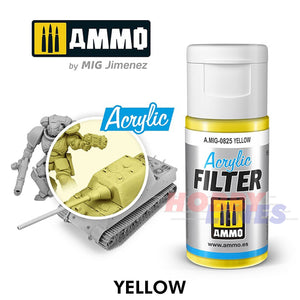 Ammo ACRYLIC FILTER 15ml Full Range of 30 Filter Colours Mig Jimenez