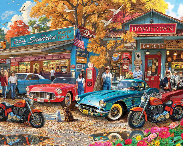 Country Café - 1000pc Puzzle | White Mountain | 2174pz