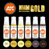 Non Metallic Metal Gold - 3G Acrylic Paint x 6 | AK interactive | AK11606