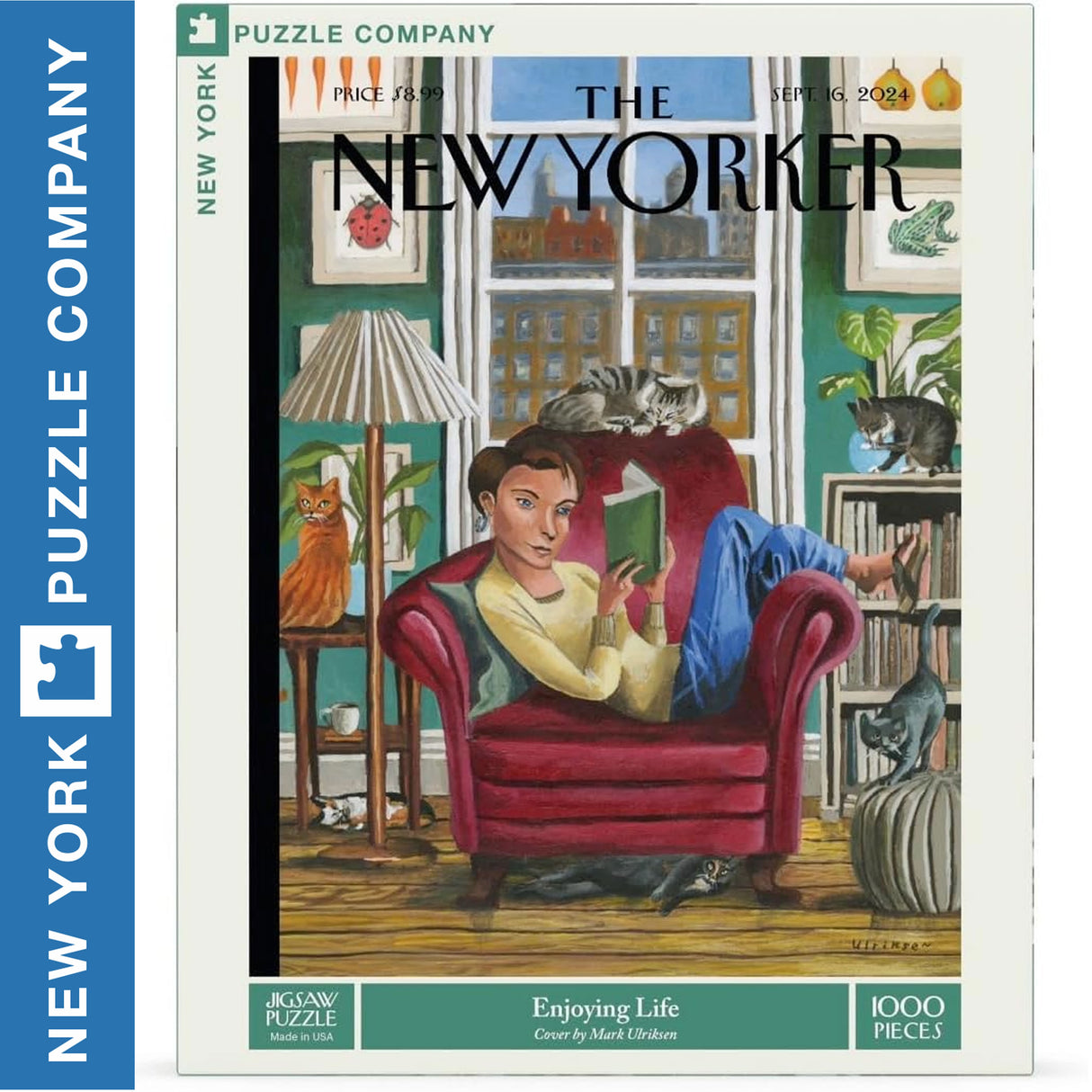 ENJOYING LIFE New York Puzzle Company 1000pc 
