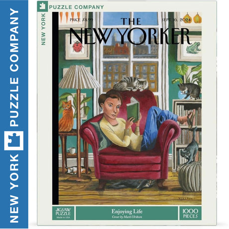 ENJOYING LIFE New York Puzzle Company 1000pc 