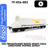 HIA Freightliner White Heavy Haul Limestone Hopper 369027 | Dapol | 7F-026-003