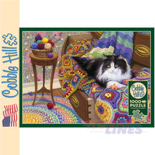 Load image into Gallery viewer, Comfy Cat COBBLE HILL 1000pc jigsaw puzzle 40145
