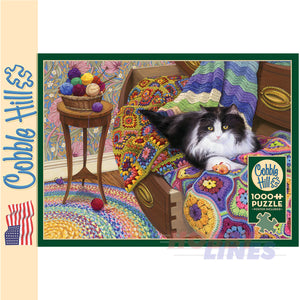 Comfy Cat COBBLE HILL 1000pc jigsaw puzzle 40145