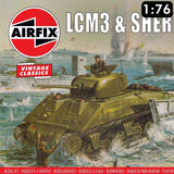 LCM3 Landing Craft Mechanised SHERMAN TANK 1:72 | Airfix | A03301V