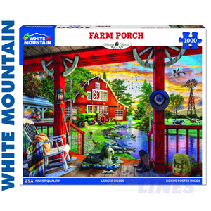 Farm Porch 1000 Piece Jigsaw Puzzle 1753