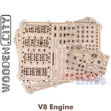 V8 Engine - 3D Puzzle | Wooden City | WR316