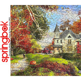 AUTUMN BARN 1000 piece SPRINGBOK Jigsaw Puzzle Random Cut Super Deluxe