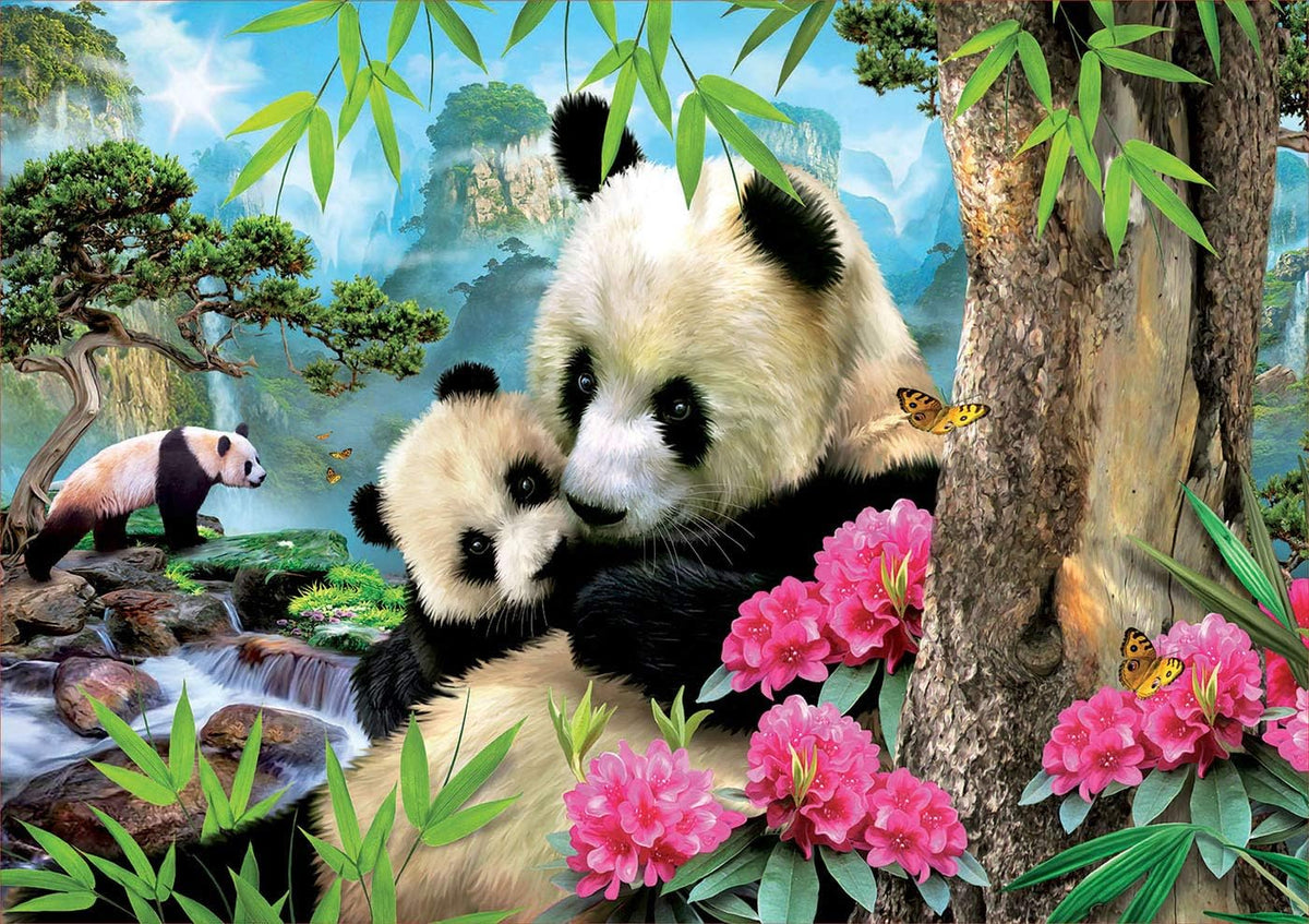 Morning Panda Bears 1000 Piece Jigsaw Puzzle | Educa | 17995