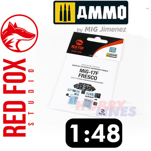 1/48 Mig-17F Fresco (for AMMO kit) | Red Fox Studios