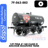 14T Fina #168 Class B Anchor Mounted Tank | Dapol | 7F-063-002