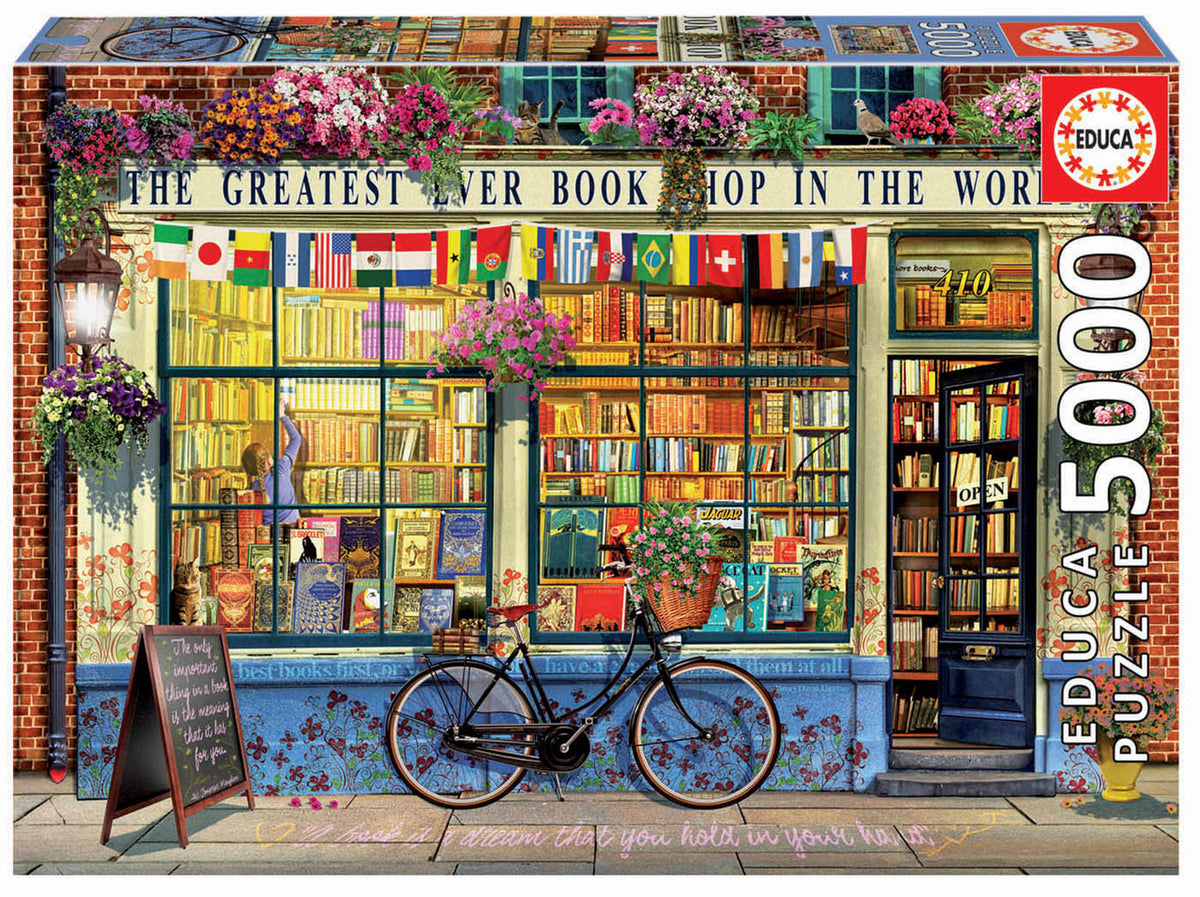 Greatest Bookshop In The World 5000 Piece Jigsaw Puzzle | Educa | 18583