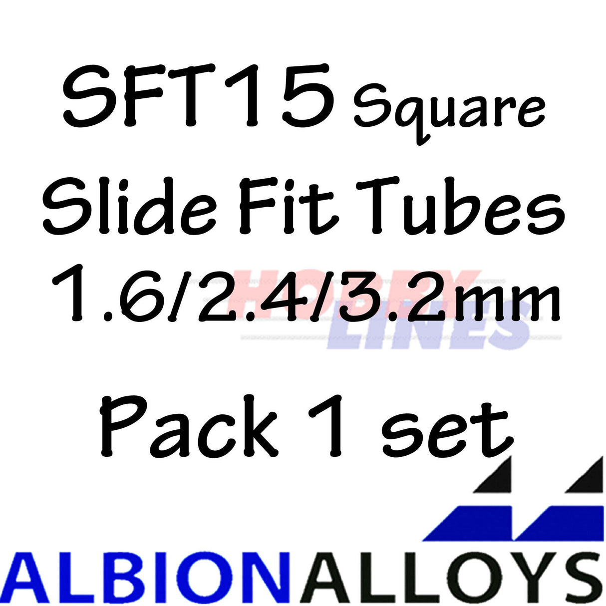Slide Fit Tubes Selection Packs ALBION ALLOYS Precision Metal Various Sizes SFT