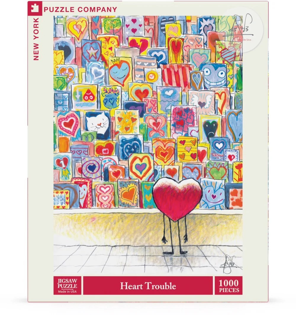 Heart Trouble 1000pc Puzzle | New York Puzzle Company | NPZDS2503