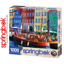 Load image into Gallery viewer, COPENHAGEN WATERFRONT 1000 piece SPRINGBOK Jigsaw Puzzle Random Cut Super Deluxe
