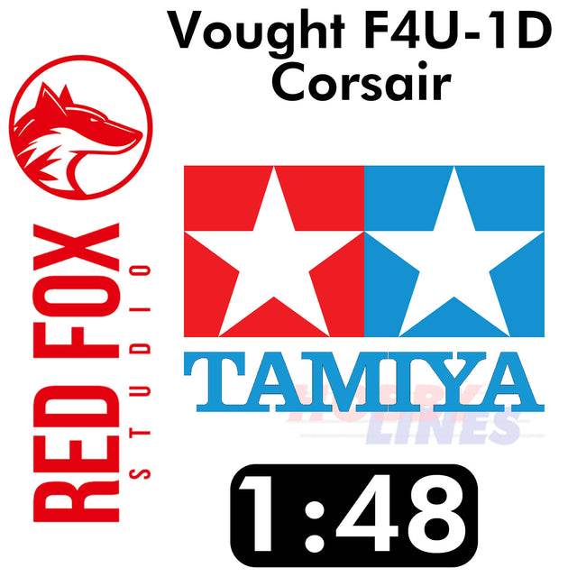 Vought F4U-1D Corsair for 1:48 Tamiya kit Red Fox Studio RFSQS-48063