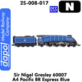 A4 Pacific Sir Nigel Gresley 60007 BR Express DCC Ready | Dapol | 2S-008-017