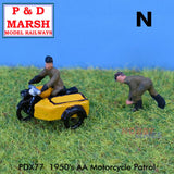 1950s AA Motorcycle Patrol | P&D Marsh | X77