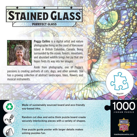 Purrfect Glass - 1000pc Puzzle | Masterpieces | 72502