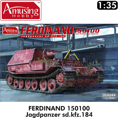 Jagdpanzer sdkfz184 Ferdinand 150100 1:35 kit Amusing Hobby 35A044