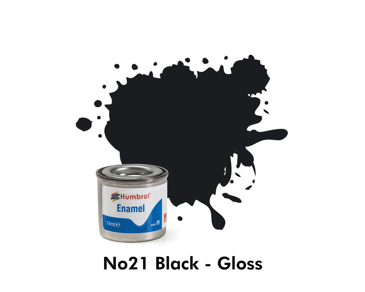 Enamel Tinlets No 21 Black Gloss