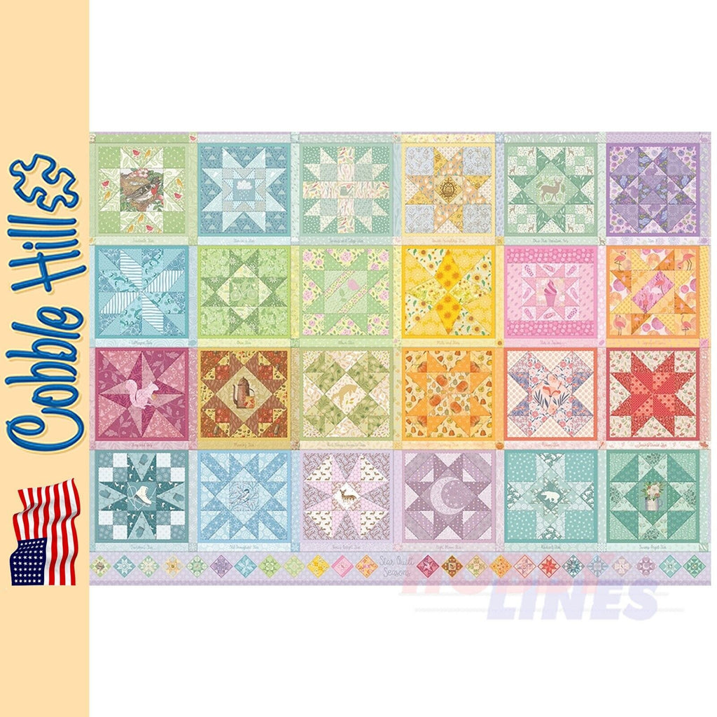 Star Quilt Seasons Cobble Hill puzzle 1000pc CH40053