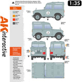 Land Rover 88 - Series IIA Station Wagon - Model Kit | AK interactive | AK35013