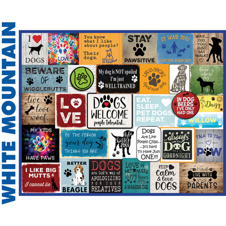 I Love Dogs - 300pc Puzzle | White Mountain | 2149pz