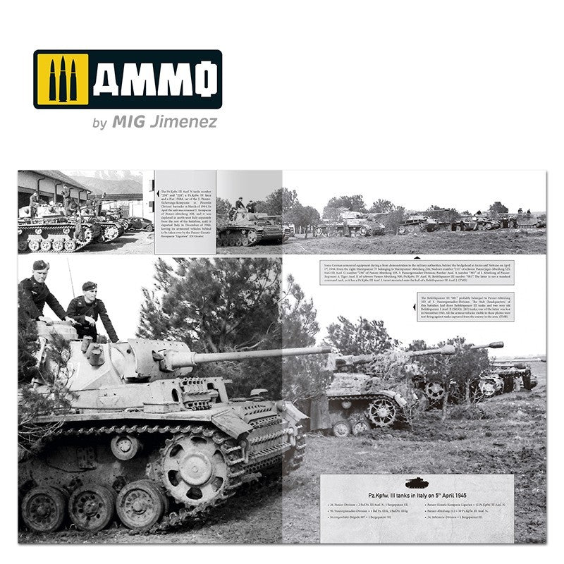 ITALIENFELDZUG – German Tanks and vehicles 1943-1945 Vol. 4 (English) | Ammo by Mig Jimenez | MIG6267