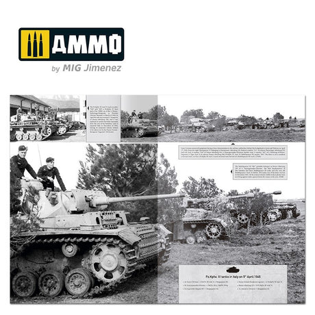ITALIENFELDZUG – German Tanks and vehicles 1943-1945 Vol. 4 (English) | Ammo by Mig Jimenez | MIG6267