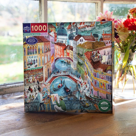 Artists in Venice 1000pc Puzzle | eeBoo | PZT457