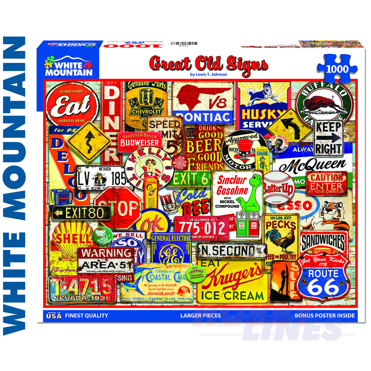 Great Old Signs 1000 Piece Jigsaw Puzzle 1658