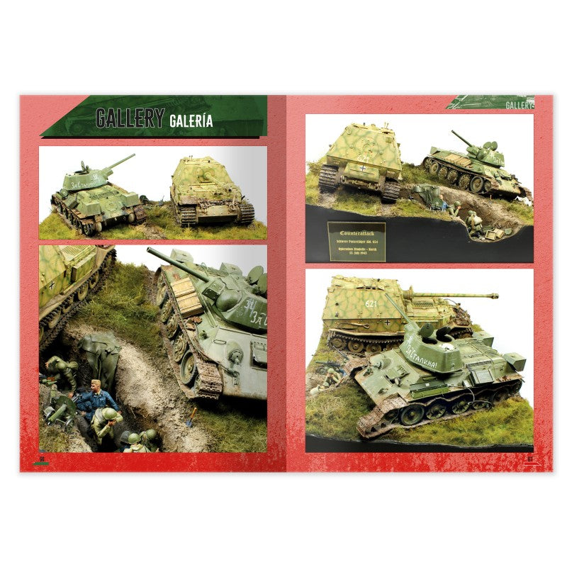 The Battle of Kursk in Dioramas Bilingual) | Ammo by Mig Jimenez | MIG6314