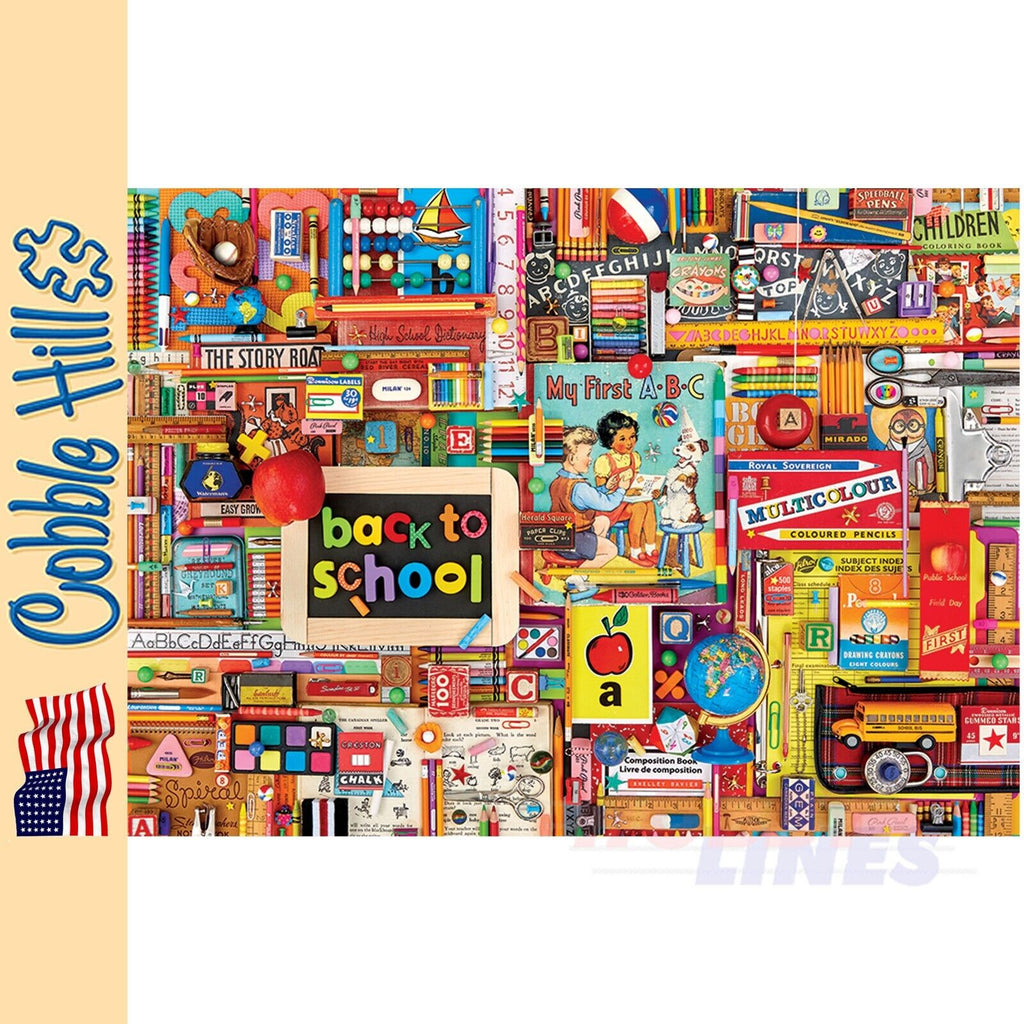 Back to School Cobble Hill puzzle 1000pc CH40022