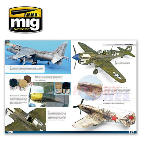 ENCYCLOPEDIA OF AIRCRAFT 4 Weathering Modelling Techniques Book Ammo by Mig Jimenez MIG6053