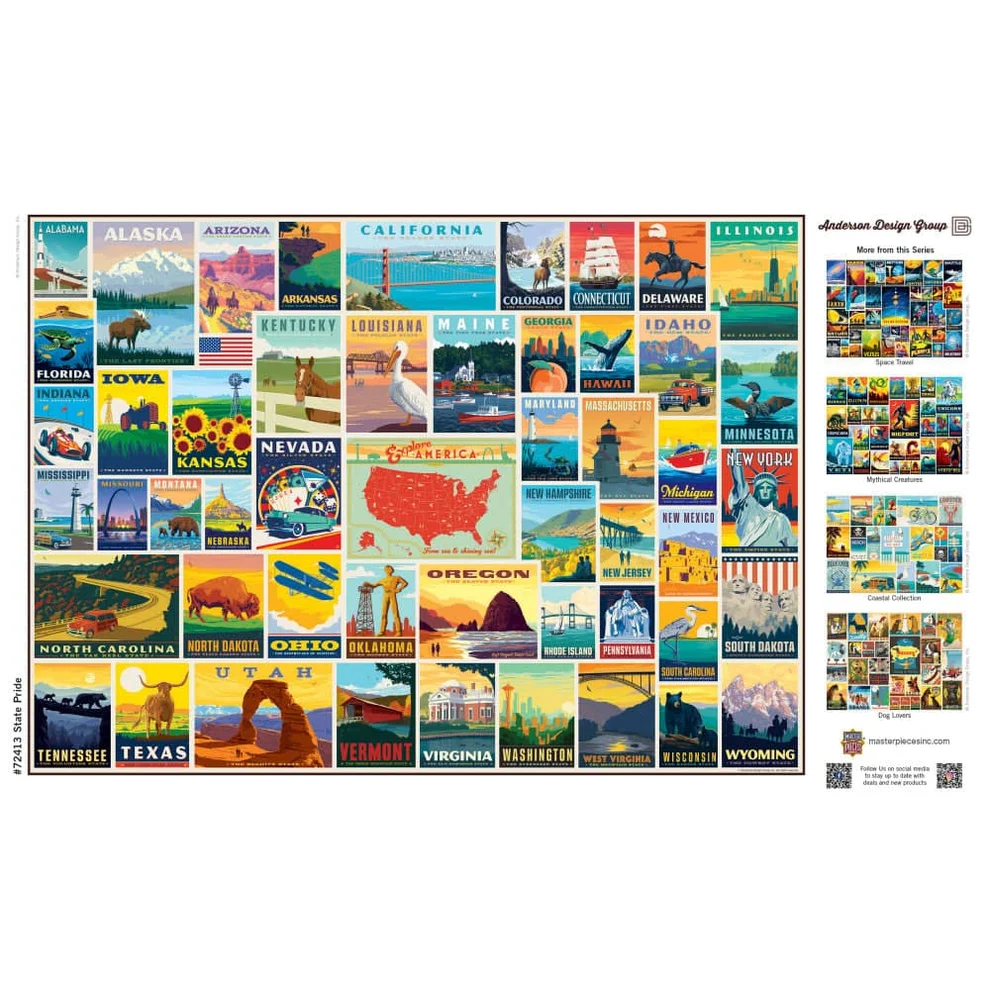 State Pride - 1000pc Puzzle | Masterpieces | 72413