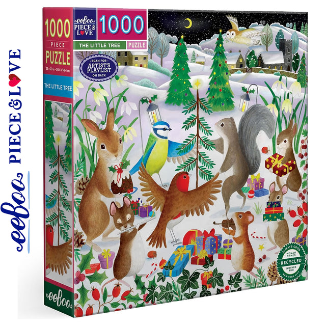 eeBoo THE LITTLE TREE 1000 pc Square Jigsaw Puzzle Super Deluxe PZTTLT