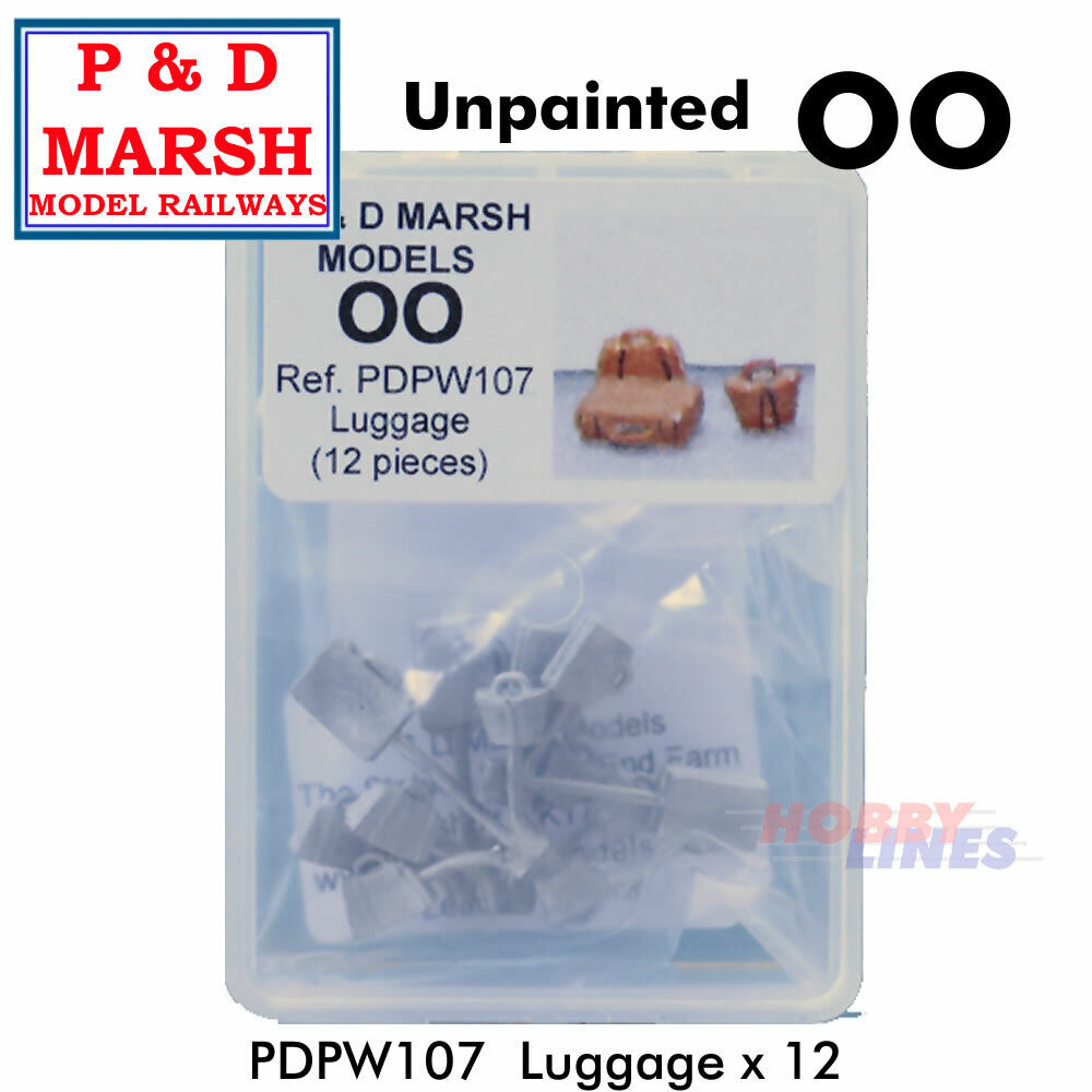 Luggage x 12 - Unpainted | P&D Marsh | PW107