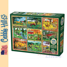 Load image into Gallery viewer, Postcards from the Farm Cobble Hill puzzle 1000pc CH40014
