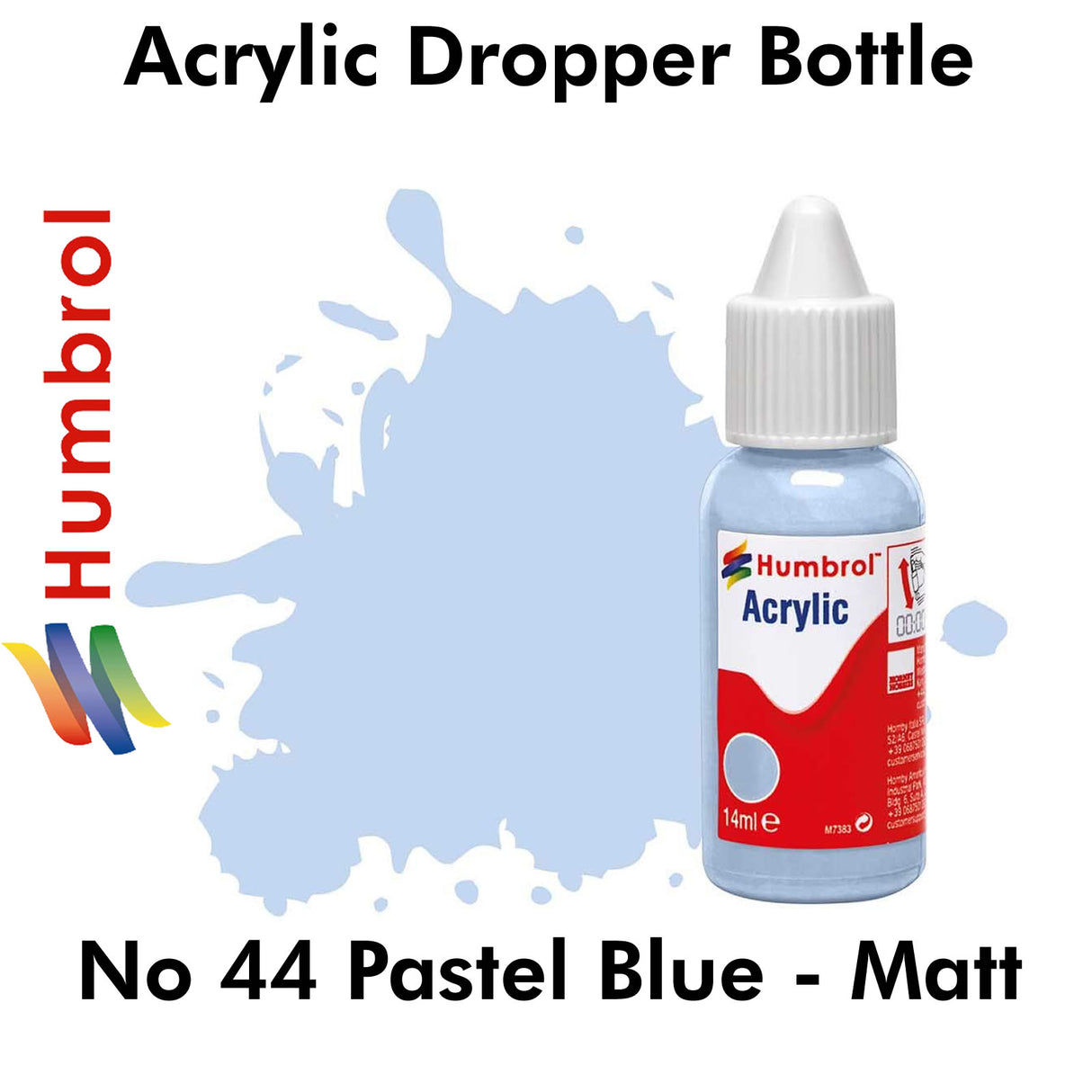 Acrylic Dropper - No 44 Pastel Blue - Matt | Humbrol | DB0044