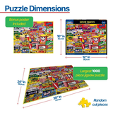 Movie Snacks - 1000pc Puzzle | White Mountain | 1884pz