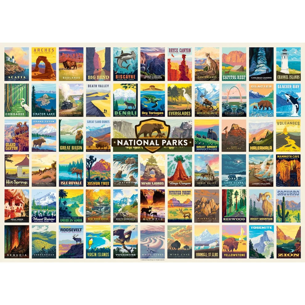 America's National Parks - 1000pc Puzzle | Masterpieces | 72376