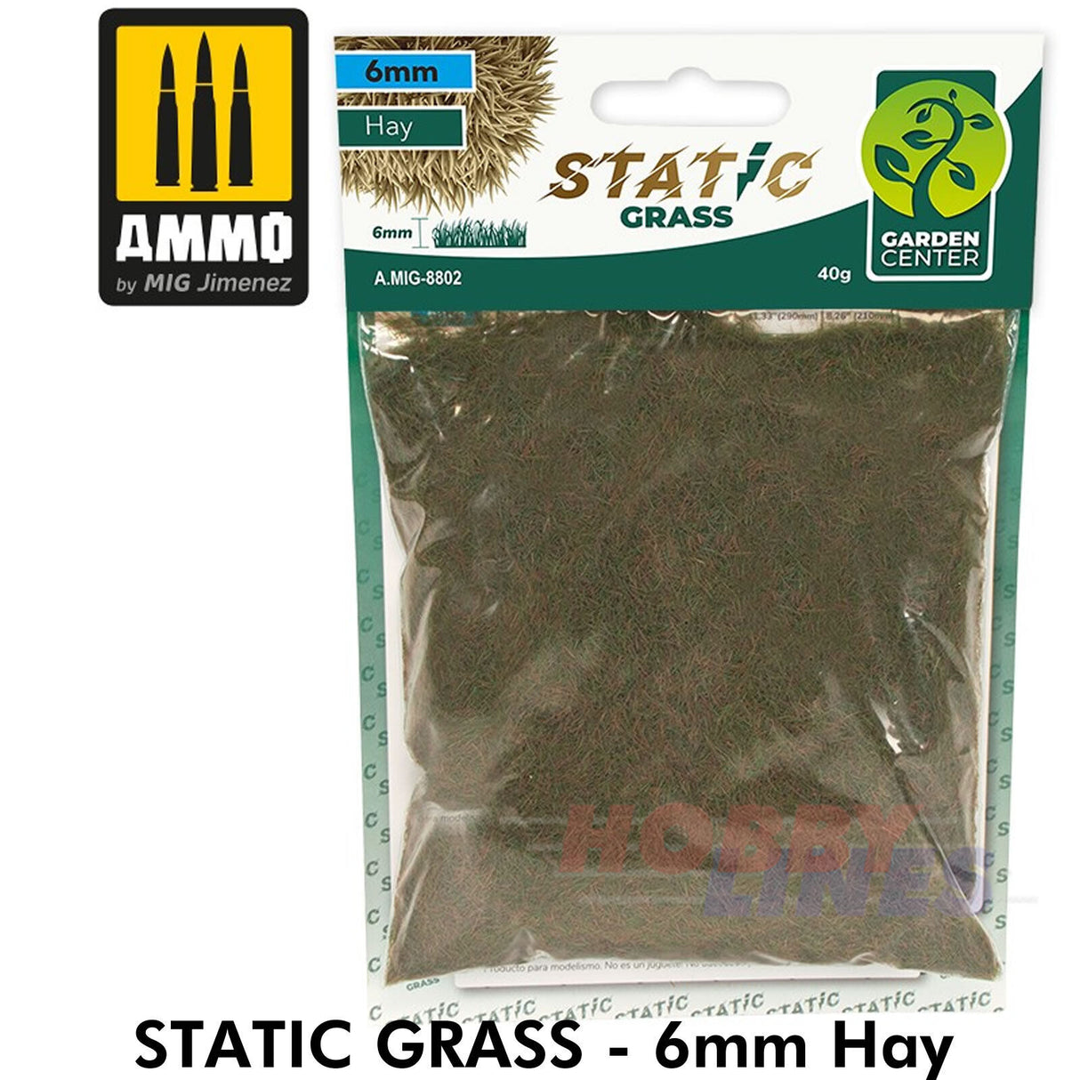 Ammo STATIC GRASS Vegitation Garden Centre Full range 2 4 6mm Mig Jimenez