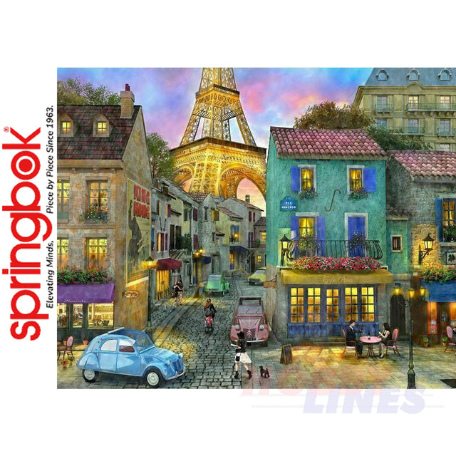 EIFFEL MAGIC 1000 piece SPRINGBOK Jigsaw Puzzle Random Cut Super Deluxe