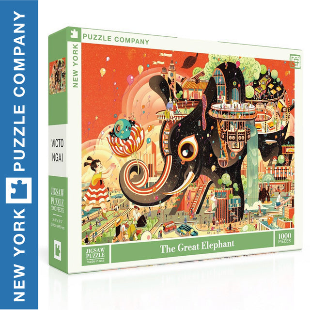 The Great Elephant - 1000pc Puzzle | New York Puzzle Company | NPZVN2618