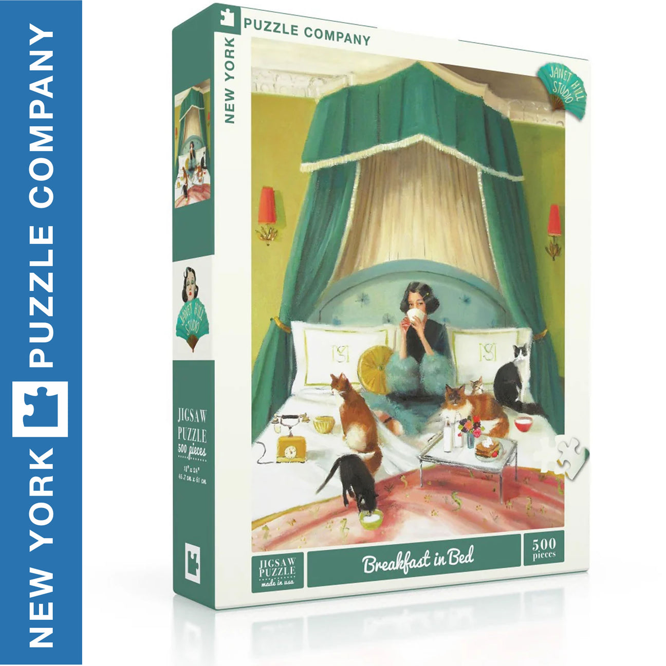 BREAKFAST IN BED New York Puzzle Company 500pc 