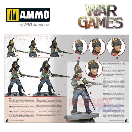 How to Paint MINIATURES for WAR GAMES Book 168 pages Ammo by Mig MIG6285